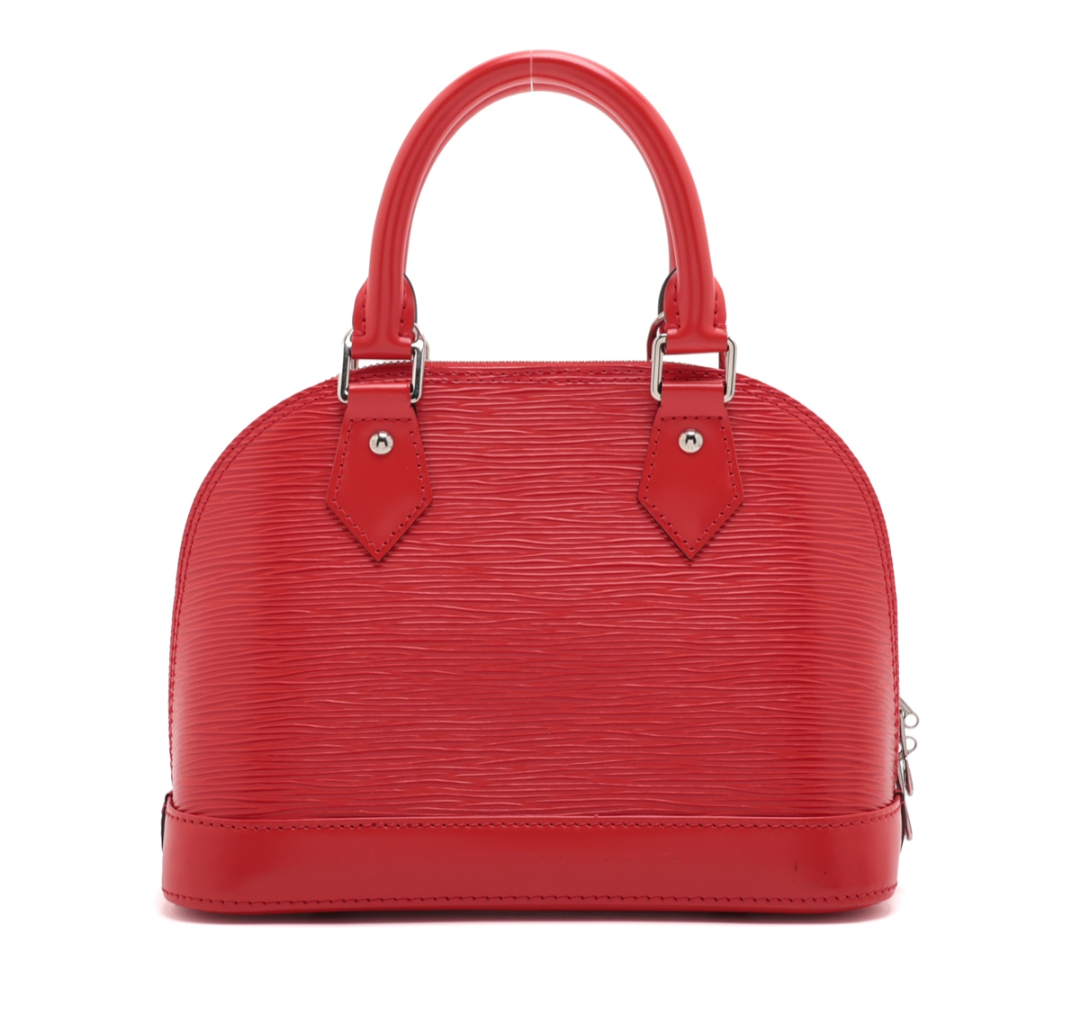 Pre-owned Louis Vuitton Red Epi Alma BB Tote