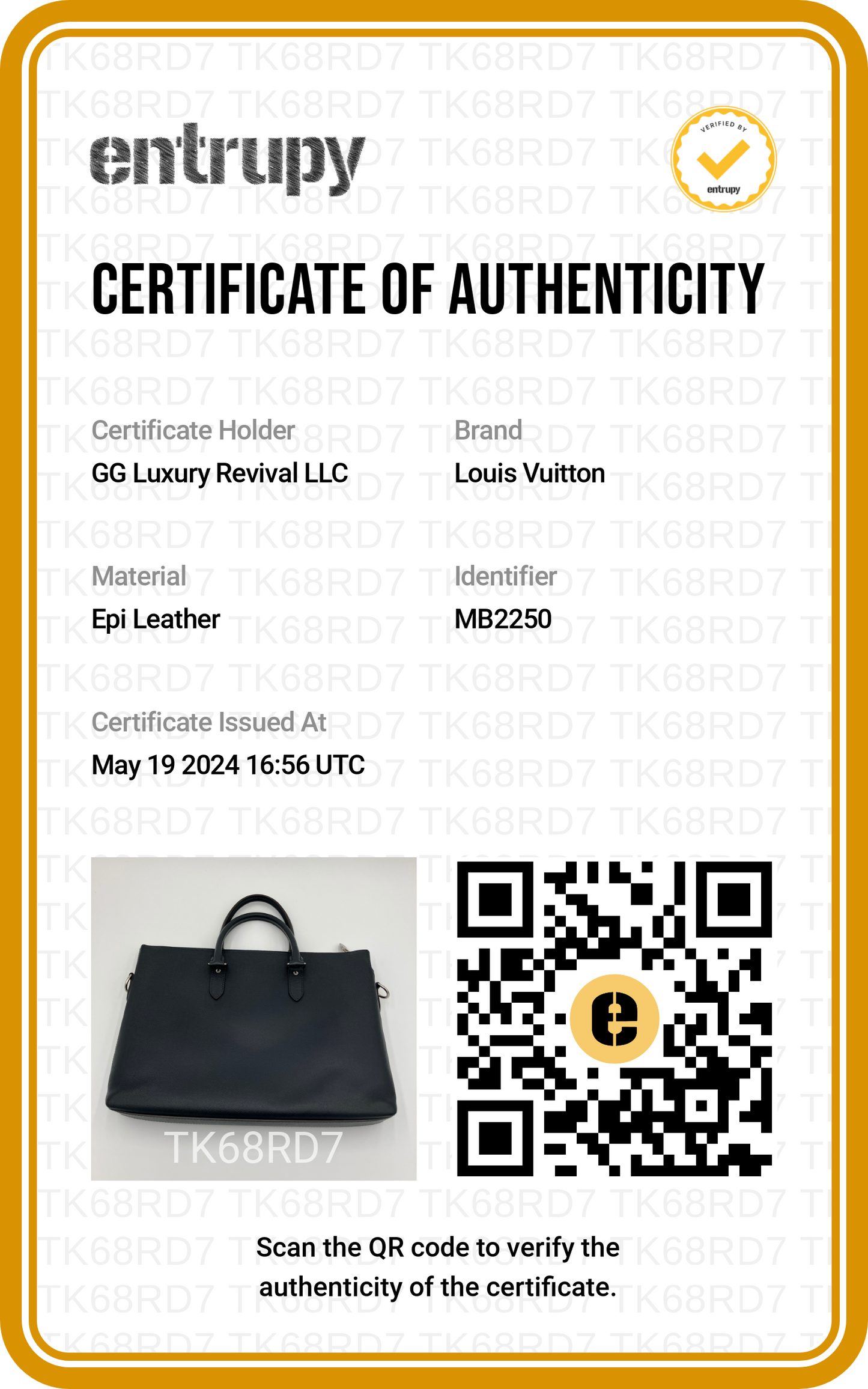 Pre-owned Louis Vuitton Taiga Anton Briefcase - Navy