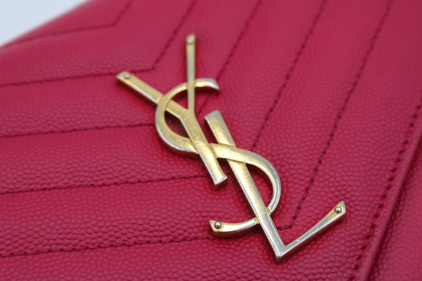 Pre-owned Yves Saint Laurent YSL Cassandre Chain Wallet Shoulder Bag