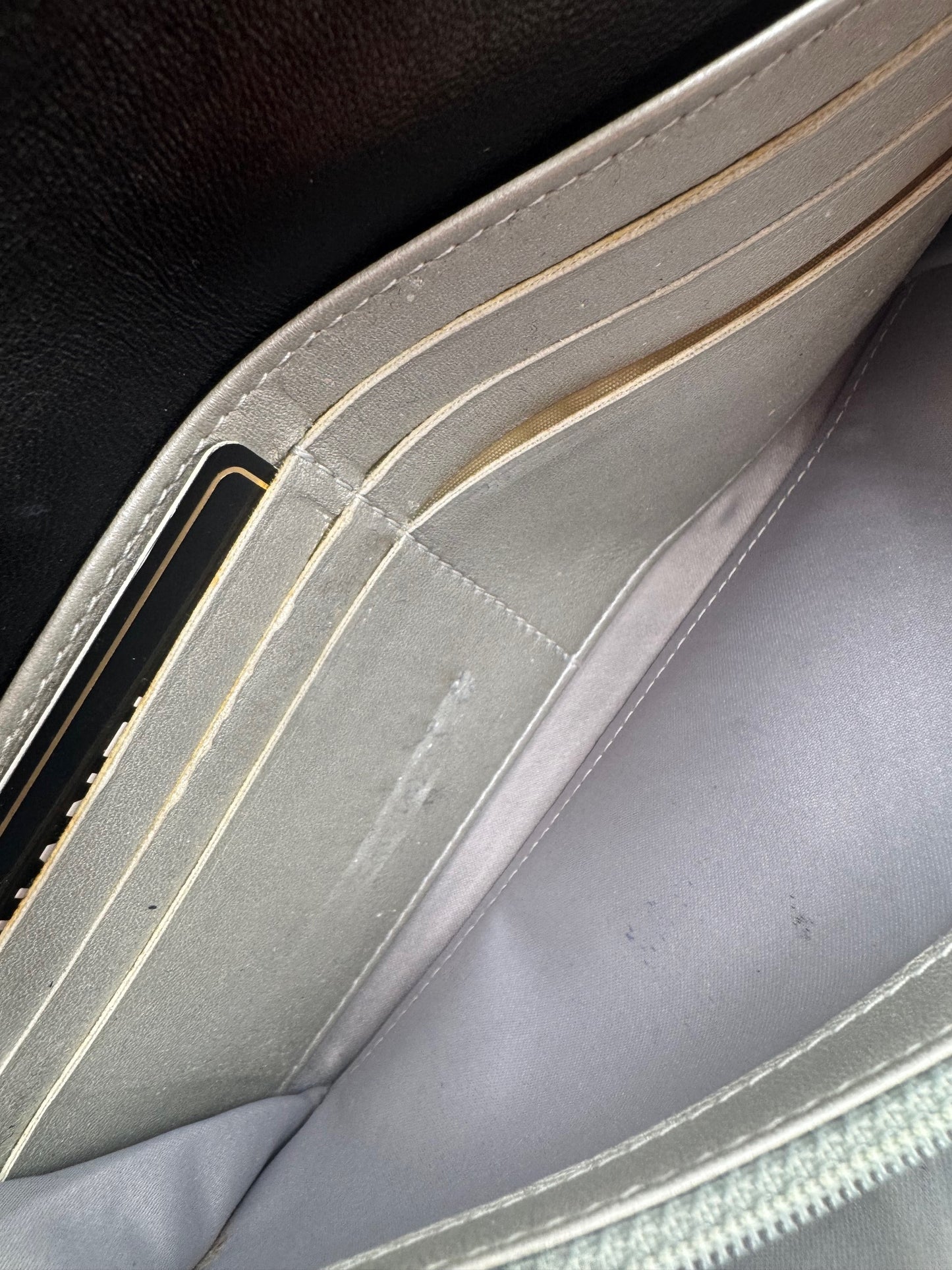 Chanel Camellia Embossed Large Flap Wallet