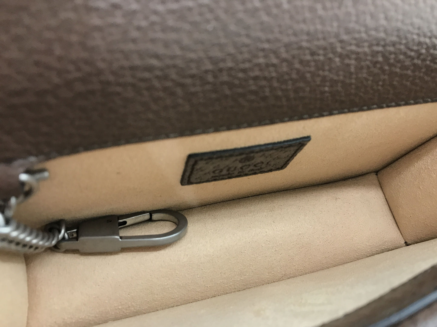 Pre-owned Gucci GG Jumbo Dionysus Chain Shoulder Bag