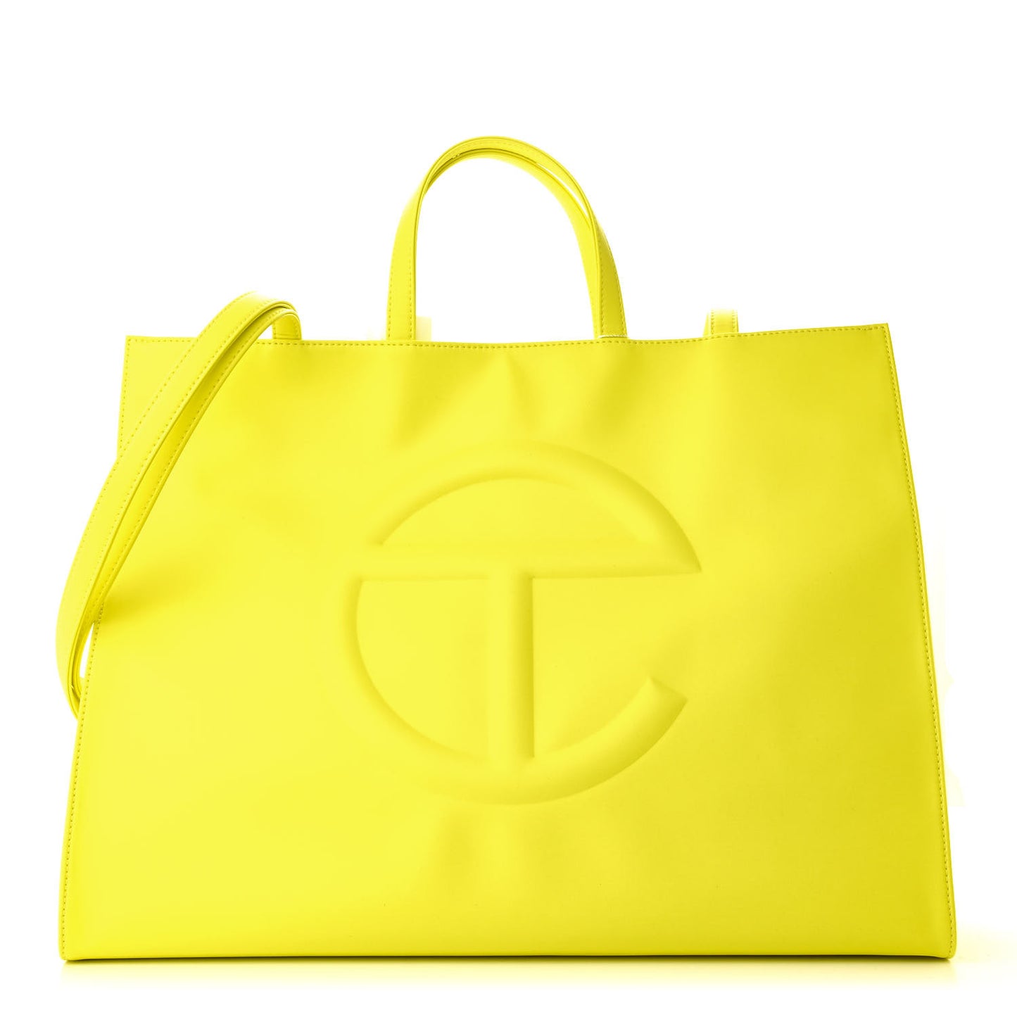 Telfar Large Shopping Bag (Highlighter Yellow)