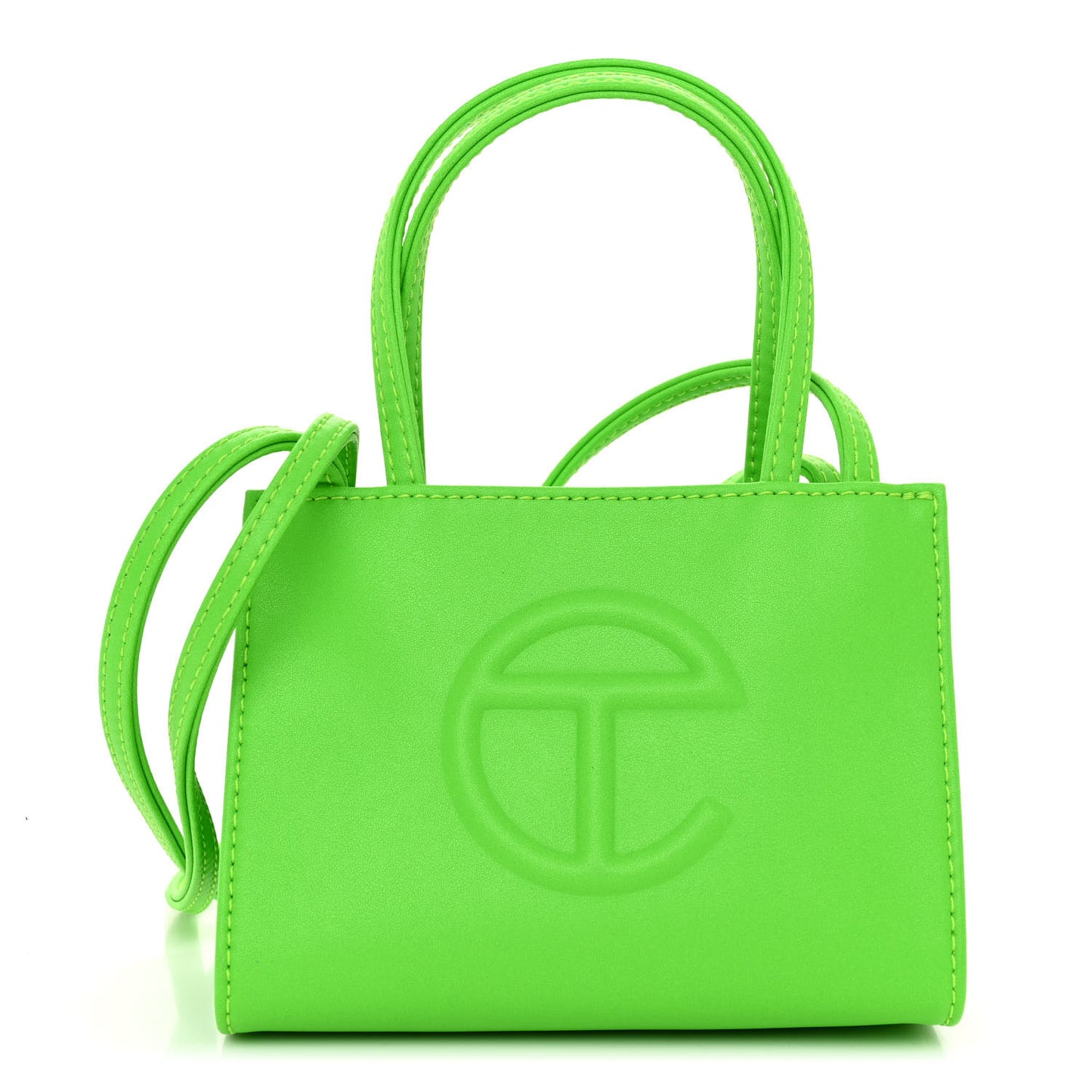 Telfar Small Shopping Bag (Highlighter Green)