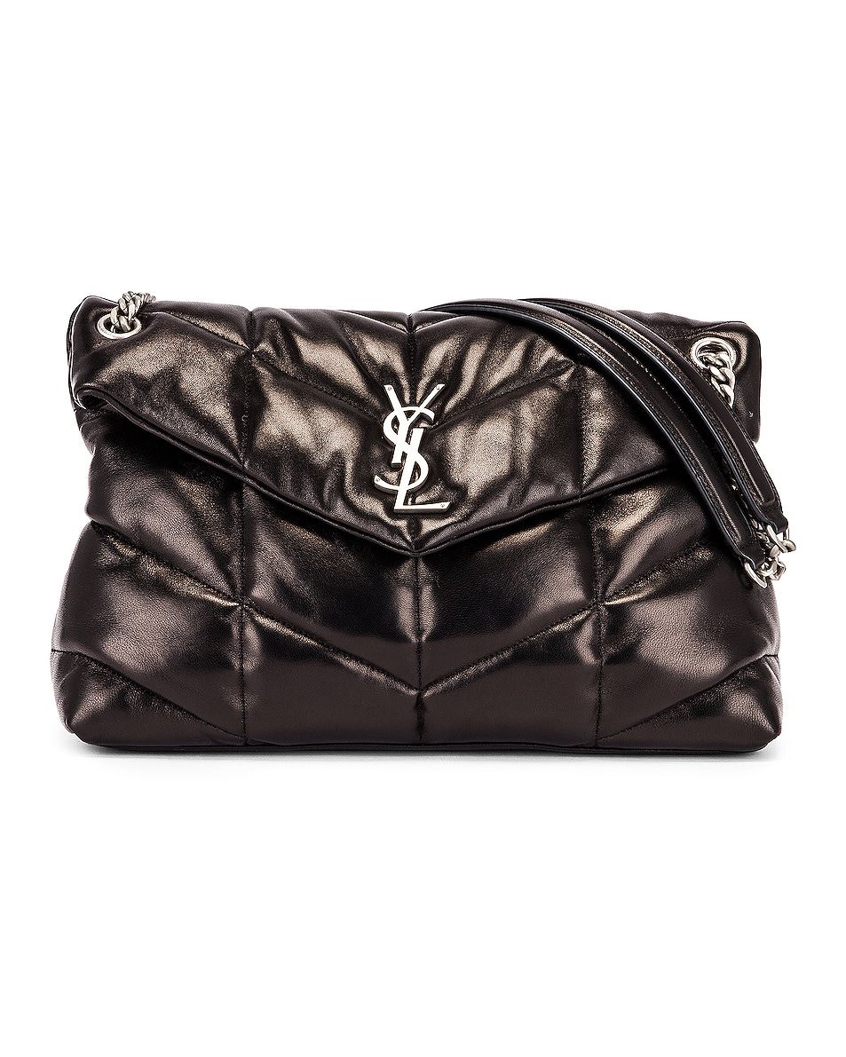 Pre-owned Yves Saint Laurent YSL Medium Puffer Loulou Shoulder Bag