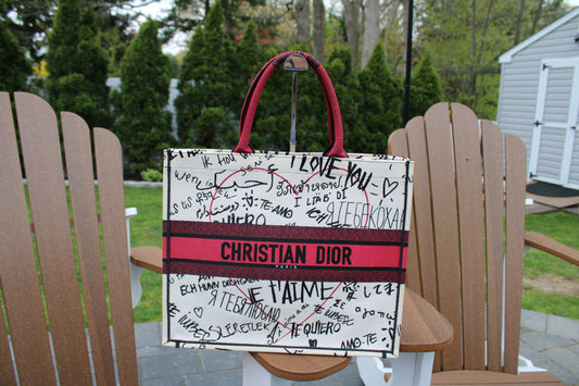 Pre-Owned Christian Dior Book Tote Tanabata Limited Edition