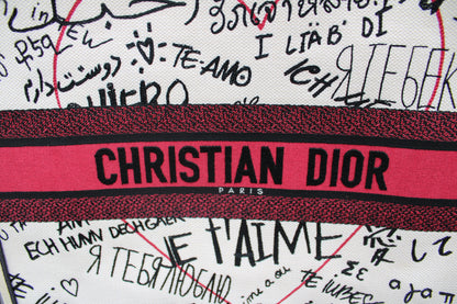 Pre-Owned Christian Dior Book Tote Tanabata Limited Edition Grafitti