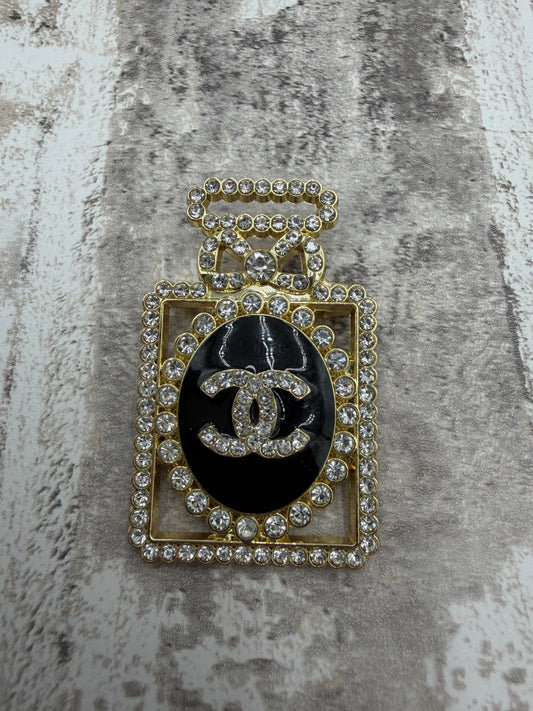 Upcycled Chanel Perfume Bottle Brooch