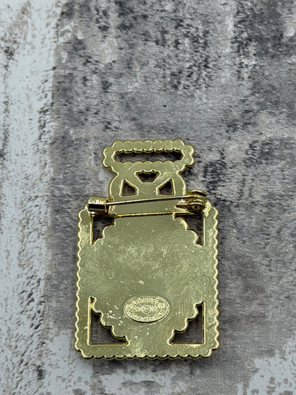 Upcycled Chanel Perfume Bottle Brooch