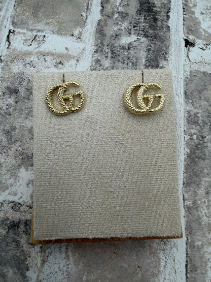 Up-cycled Textured Earrings