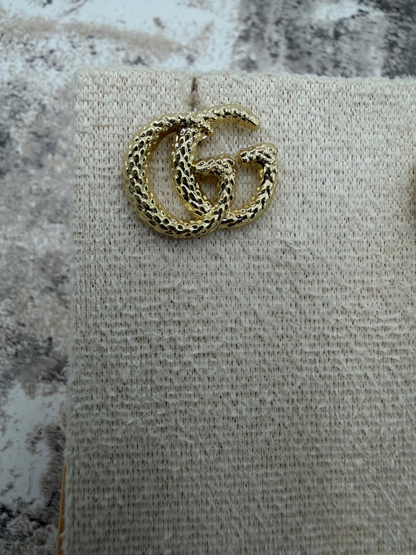 Up-cycled Textured Earrings