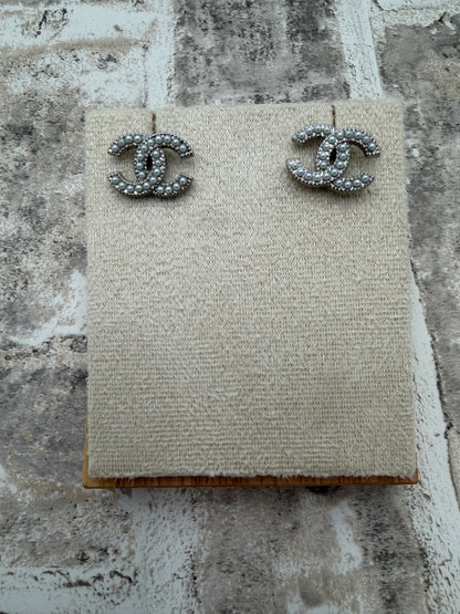 Up-cycled Silver/Pearl Earrings