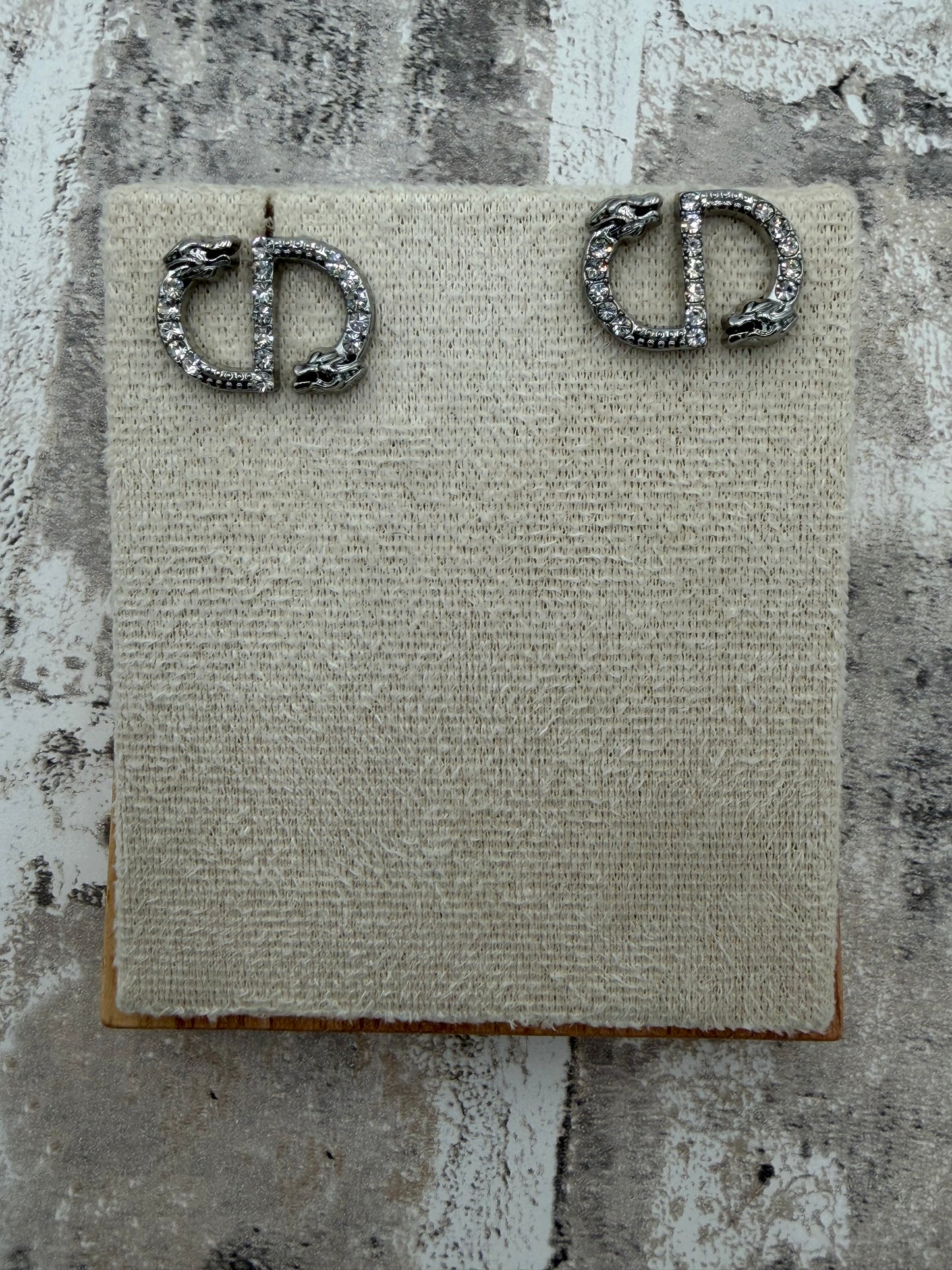 Up-cycled Silver CD Earrings