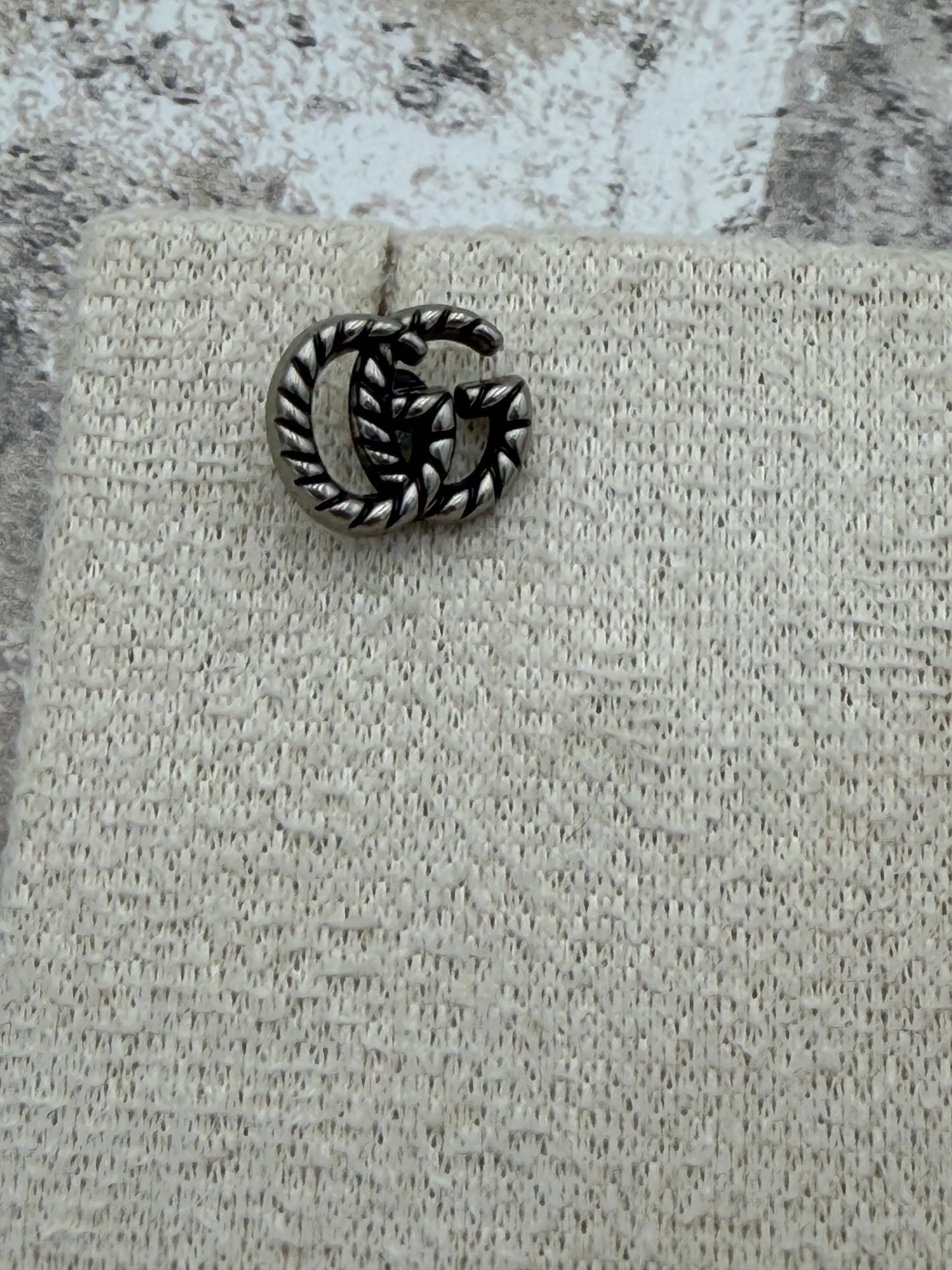 Up-cycled Silver Rope Earrings