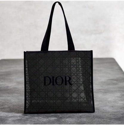 G02 - GWP Dior Black Mesh Tote